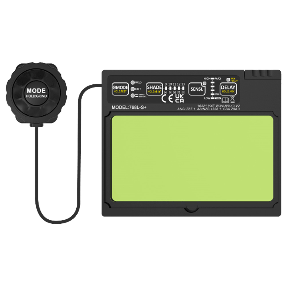 Automatik Schweißhelm APS 768L, Gelb, TrueView+ – Bild 5